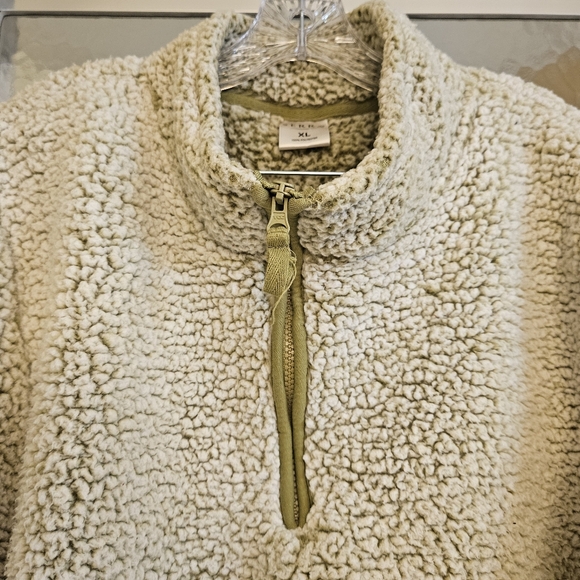 Serra 1/4 Zip Pullover Sherpa Green size XL 16W 18W - Picture 7 of 9